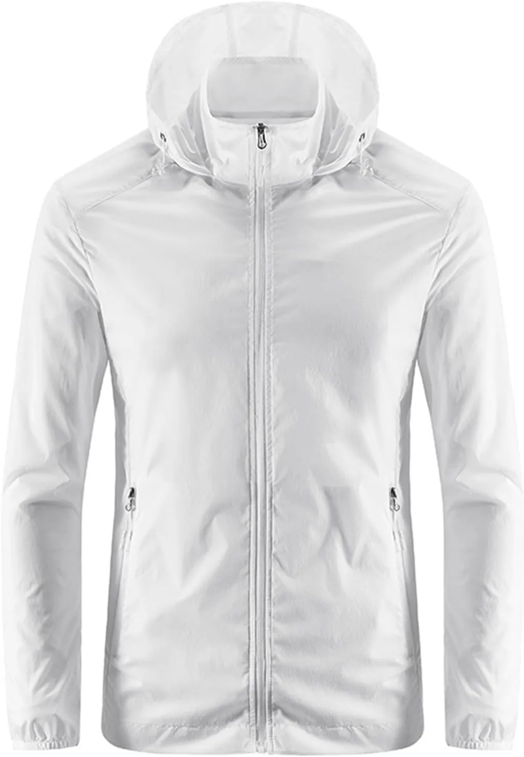 Rain Jacket for Men Lightweight Waterproof Hooded Rain Shell Jackets Windbreaker Raincoat with Hood for Golf Cycling