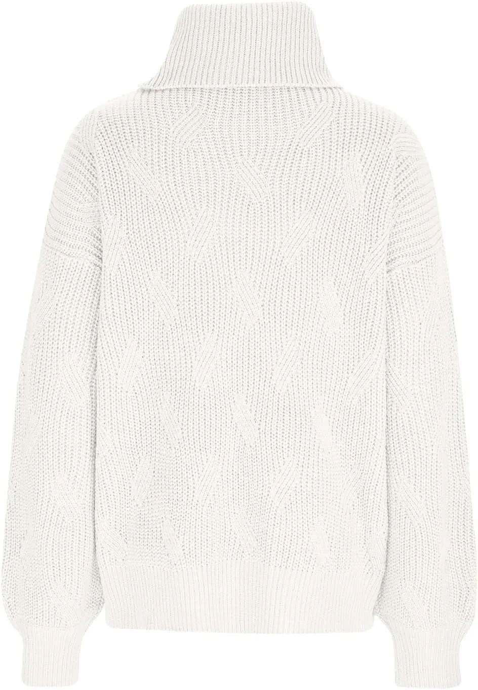 Sweaters for Women Oversized Long Sleeve Turtleneck Pullovers Comfortable Casual Cable Knit Sweaters