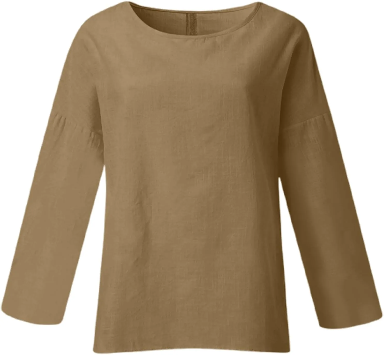 Women Buttons Cotton Linen Short Sleeve T Shirt Summer Henley Casual Plus Size Tunic Tops V-Neck Loose Tshirts