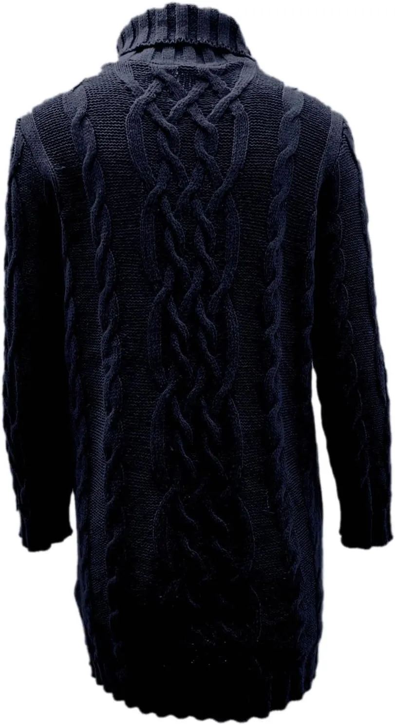 Women Oversized Sweaters Long Sleeve Knit Blouse Cozy Pullover Casual Turtleneck Sweater Trendy Winter Outfits