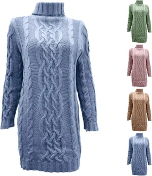 Women Oversized Sweaters Long Sleeve Knit Blouse Cozy Pullover Casual Turtleneck Sweater Trendy Winter Outfits