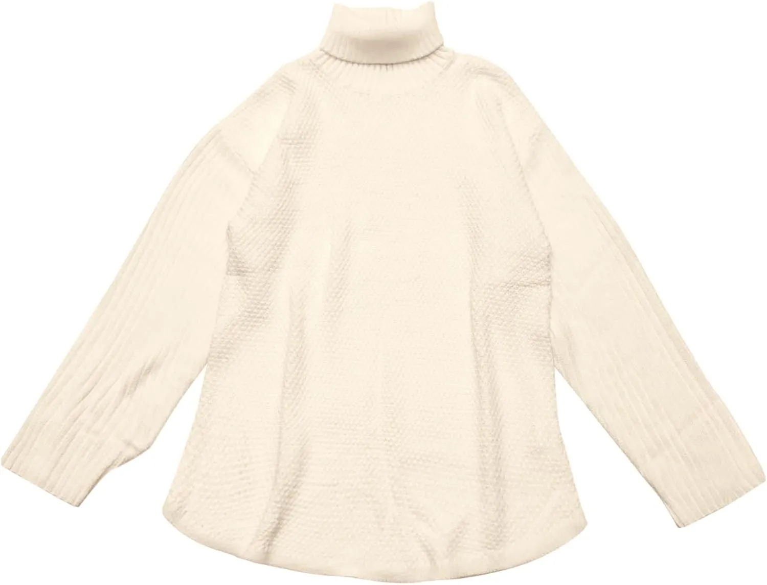 Women Oversized Sweaters Long Sleeve Knit Blouse Cozy Pullover Casual Turtleneck Sweater Trendy Winter Outfits