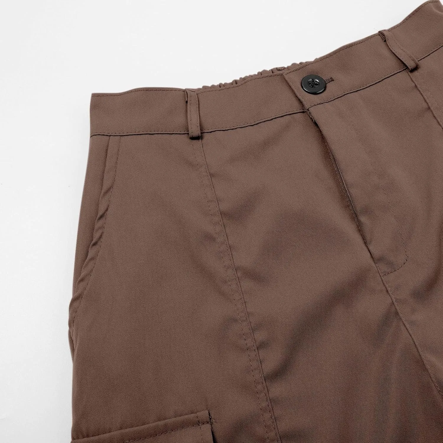 Women's Cargo Shorts Casual Quick Dry Lightweight High Waisted Button Shorts with Pockets Summer Outdoor Hiking Outfit