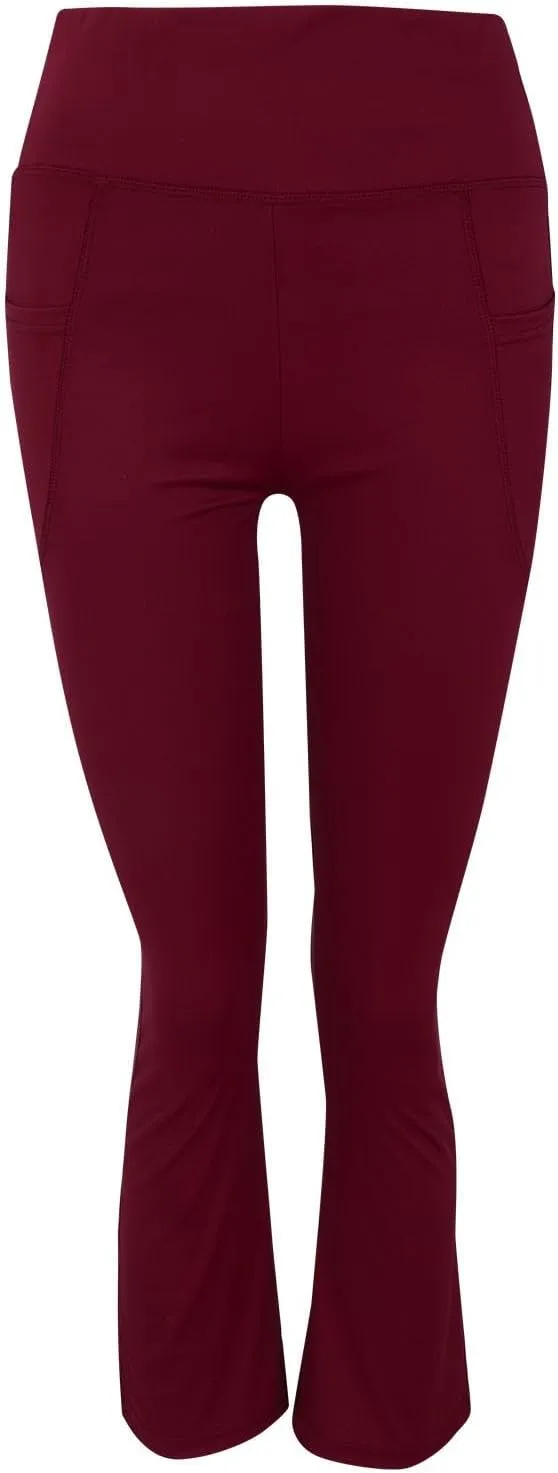 Womens High Waist Pant Soft Sport Yoga Leggings Workout Running Trousers Vs Yoga Pants Flare