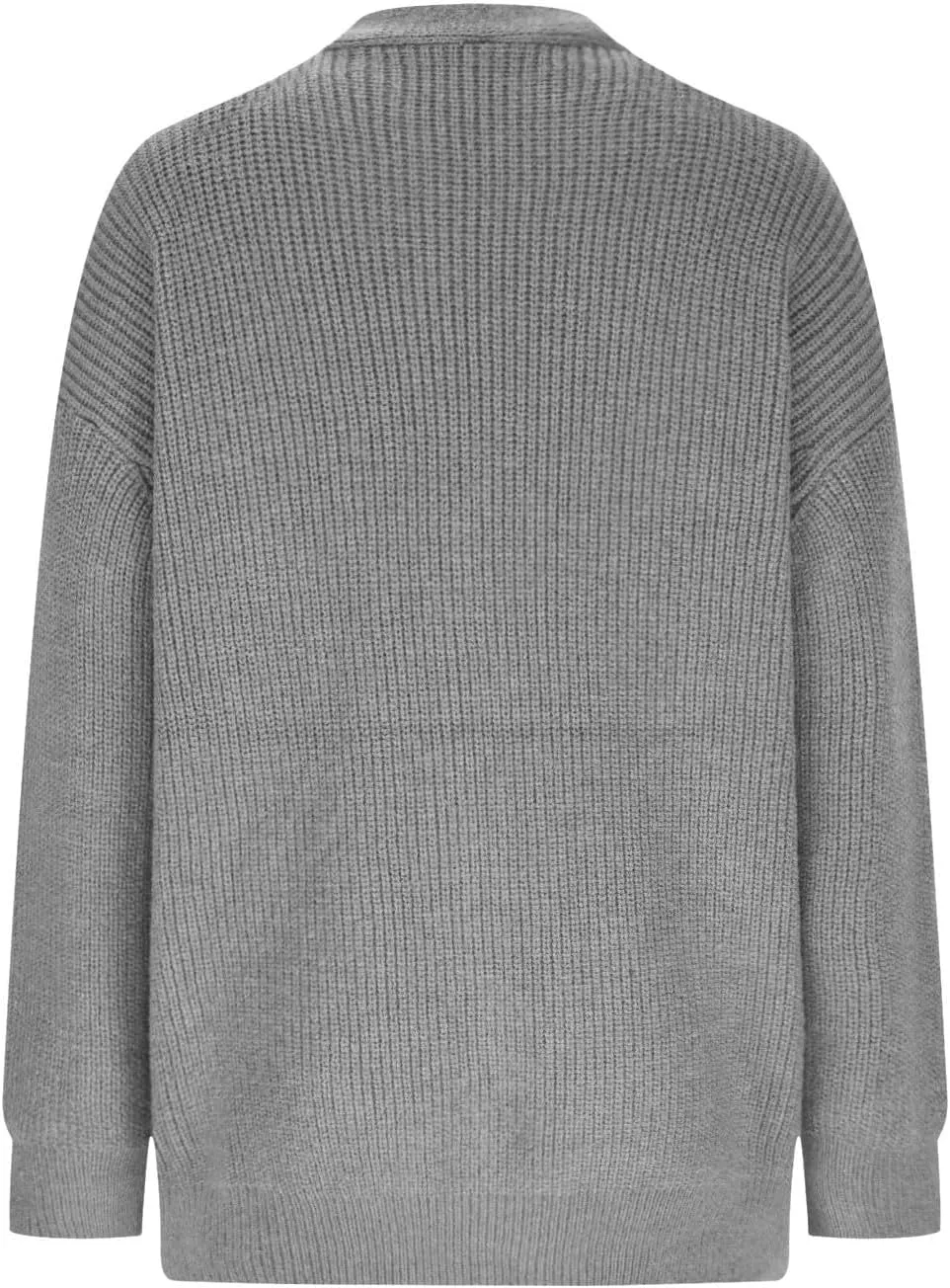 Women's Oversized Cable Knit Sweaters Long Sleeve Button up Chunky Cardigan Casual Fashion Outwear