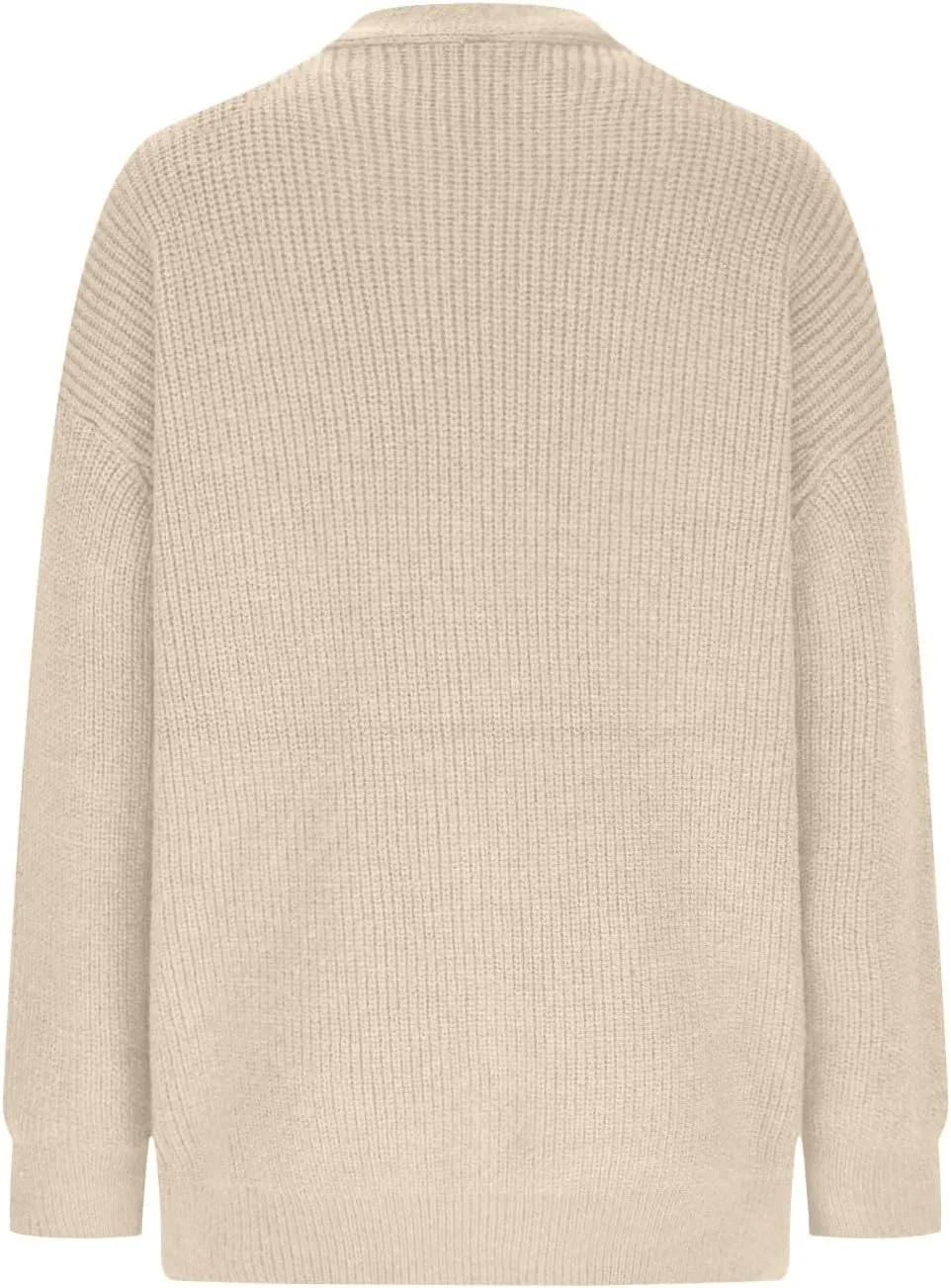 Women's Oversized Cable Knit Sweaters Long Sleeve Button up Chunky Cardigan Casual Fashion Outwear