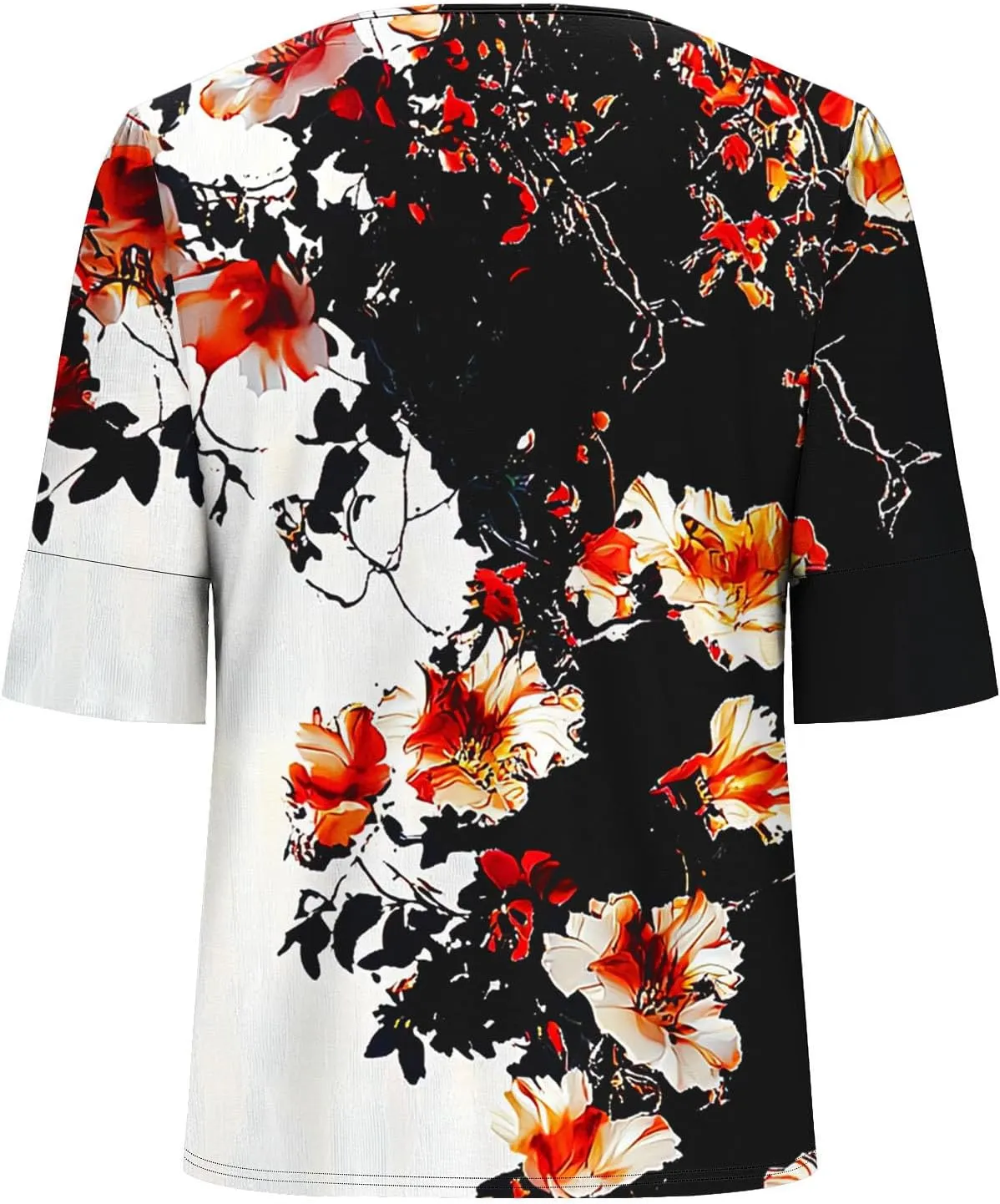 Women's Short Sleeve Shirts Square Neck Summer Tops Dressy Casual Basic Tees Ladies Loose Flowy T Shirts Blouses