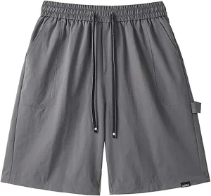 Xiaojmake Mens Athletic Gym Shorts Quick Dry Lightweight 7" Workout Short Sports Running Basketball Trunks Board Shorts Liner