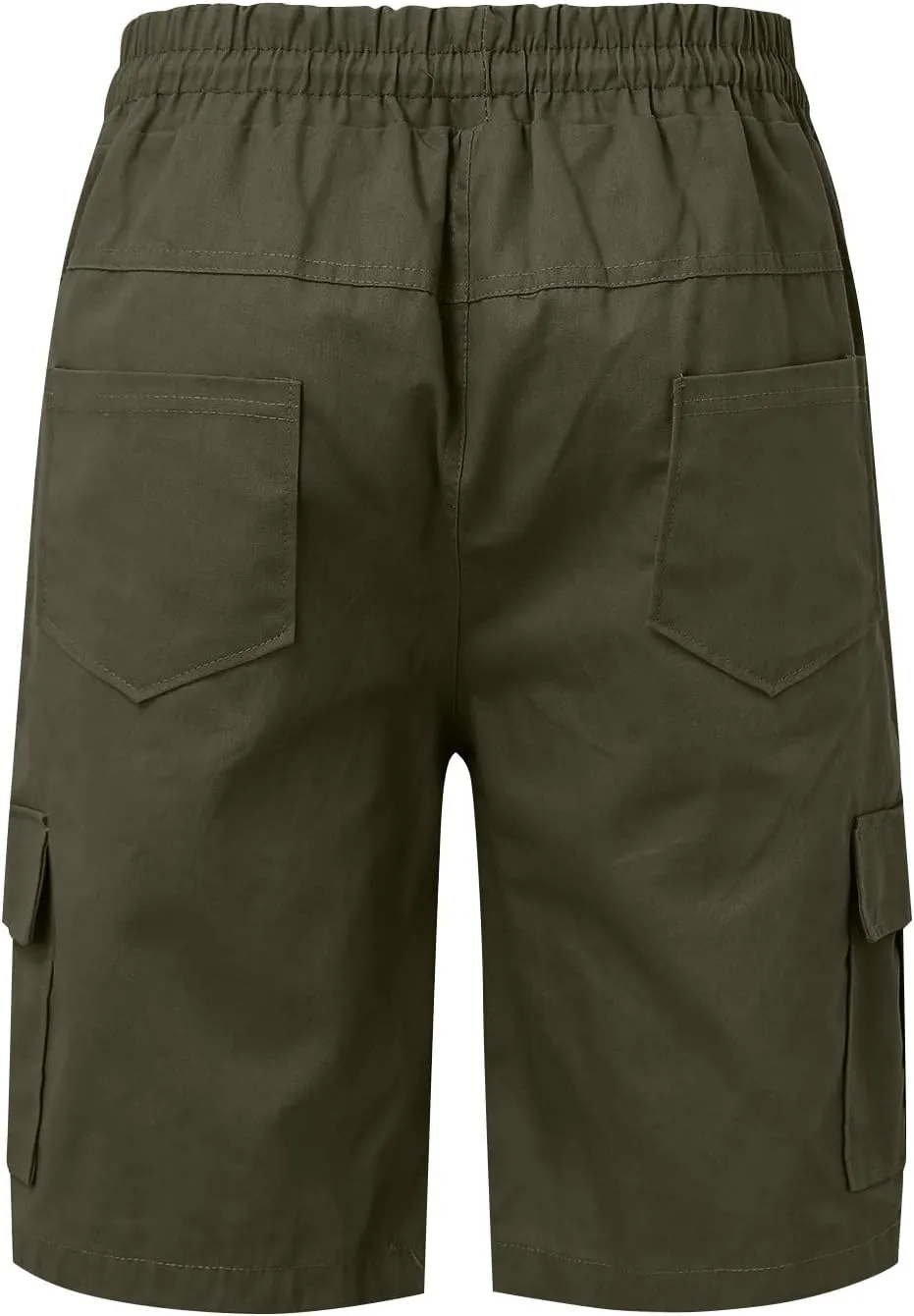 Ymosrh Men's Casual Cargo Shorts with Pockets Summer Short Pants Outdoor Work Shorts for Men, S-5XL