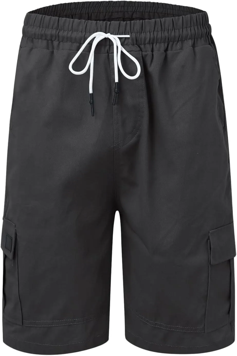 Ymosrh Men's Casual Cargo Shorts with Pockets Summer Short Pants Outdoor Work Shorts for Men, S-5XL