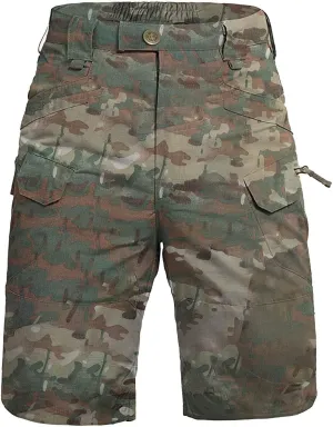Ymosrh Men's Military Shorts Lightweight Water Resistant Tactical Shorts Stretch Outdoor Pants with Pockets, S-5XL